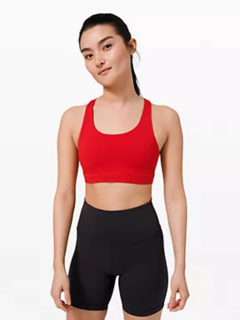 NWOT Lululemon Invigorate Bra *Medium Support B/C Cup - Dark Red Size 6
